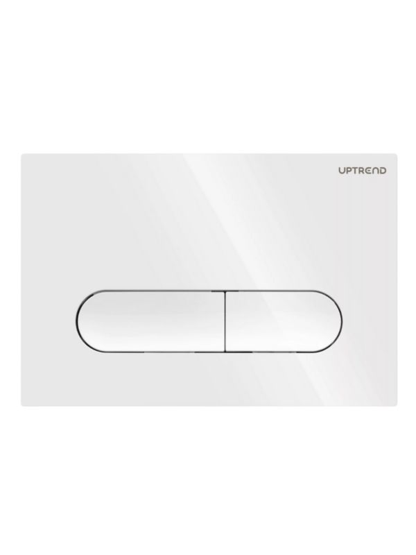 Toilet Skylleknap Yosemite UP004 Hvid Blank 1 stk.