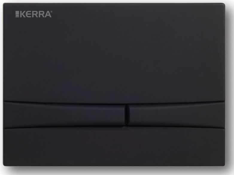 Toilet Skylleknap Adriatic Kerra Sort 1 stk.