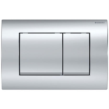 Toilet Skylleknap Blank Krom 24,6 x 16,4 cm 4025410591319