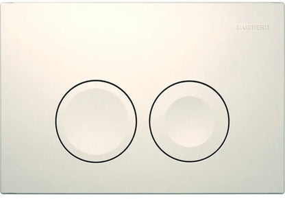 Toilet Skylleknap Dobbelt Skyl Hvid 24,6 x 16,4 cm