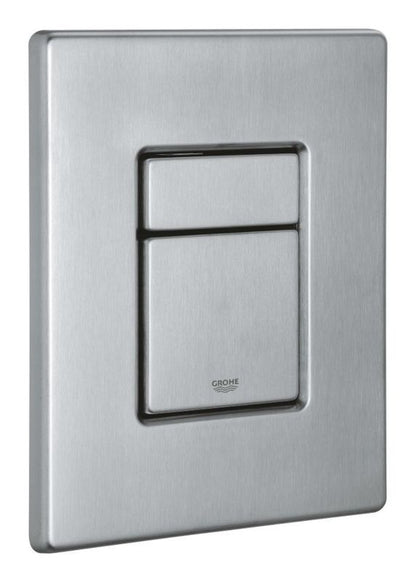 Toiletskylleknap Rustfrit Stål 156 x 197 mm Lodret Montering