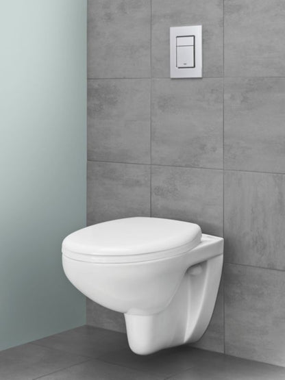 WC Trykknap 130 x 172 mm Krom Blank 1 stk.
