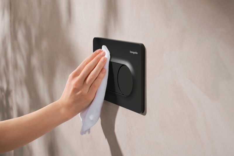 WC-skylleknap iFrame Original S Sort Mat 1 stk.