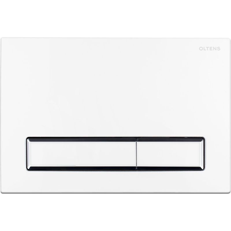 WC-skylleknap Torne Hvid/Krom Delt 3/6 l 1 stk.