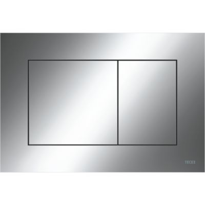 WC Trykknap TECEnow 220x150 mm Krom Blank 1 stk.