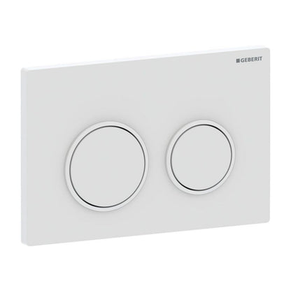Toiletskylleknap Omega20 Hvid 14,2 x 21,2 cm