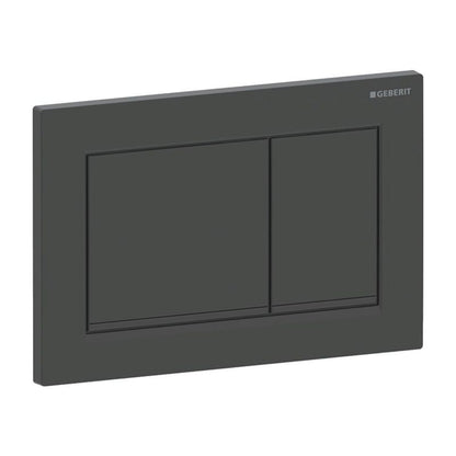 Toiletskylleknap Mat Sort 14,2 x 21,2 cm 1 stk.