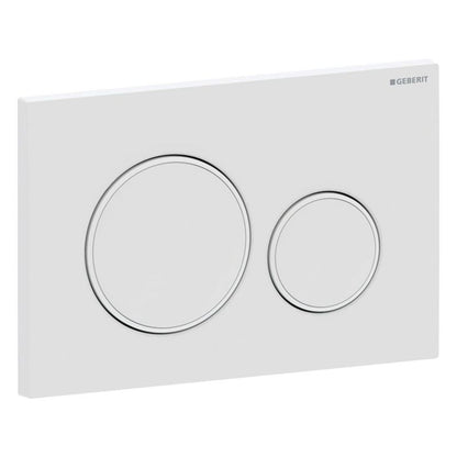 Trykplade til Toilet Hvid Mat 246x164 mm
