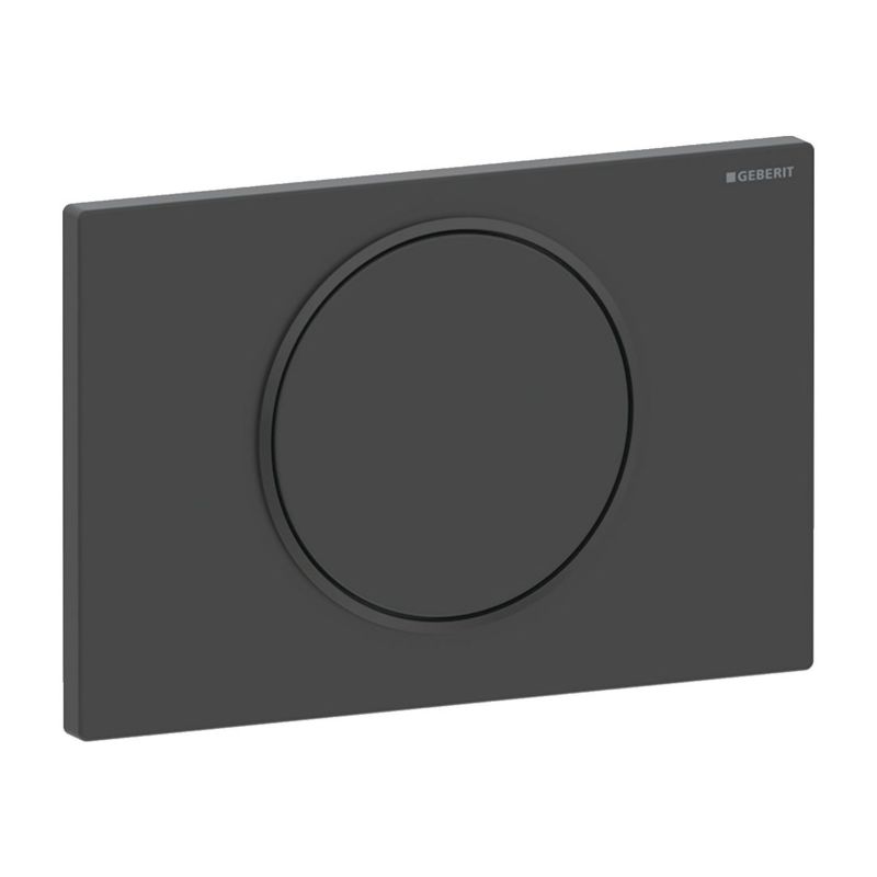 Trykknap til Toilet Mat Sort 246x164 mm 1 stk.