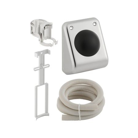 Pneumatisk Fjernbetjent Toilet Skylleknap Rustfrit Stål 154x110 mm