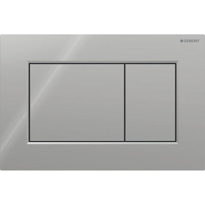 Trykknap til Toilet Sigma01 Blank Krom 246x164 mm