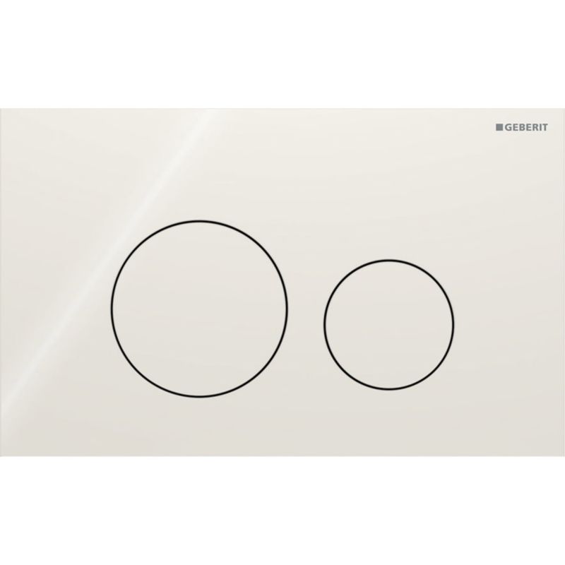 Trykknap til Toilet Sigma40 Glas Sandgrå 1 stk.