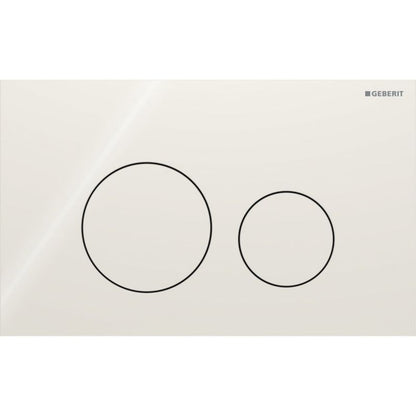 Trykknap til Toilet Sigma40 Glas Sandgrå 1 stk.