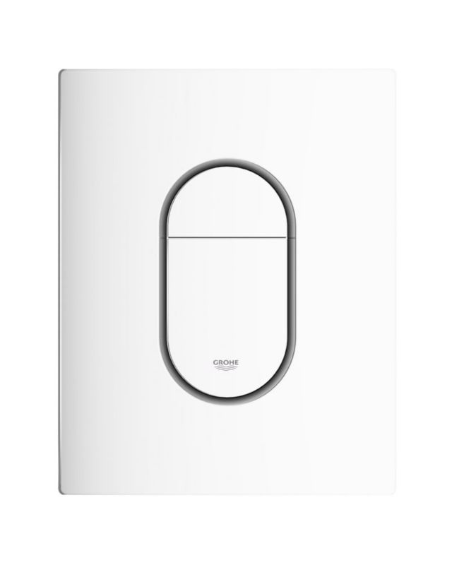 WC Trykknap ABS 156x197 mm Hvid 1 stk. | 4005176874970