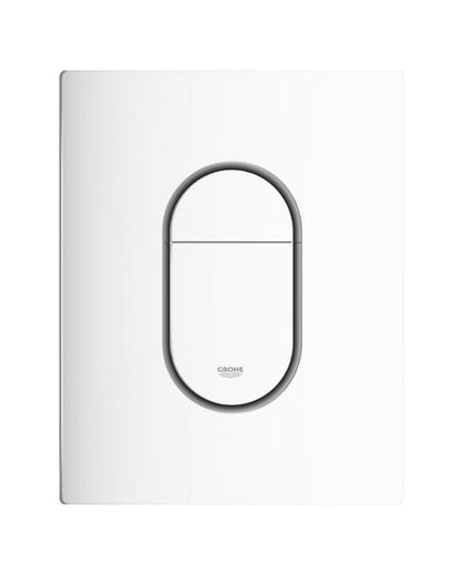 WC Trykknap ABS 156x197 mm Hvid 1 stk. | 4005176874970