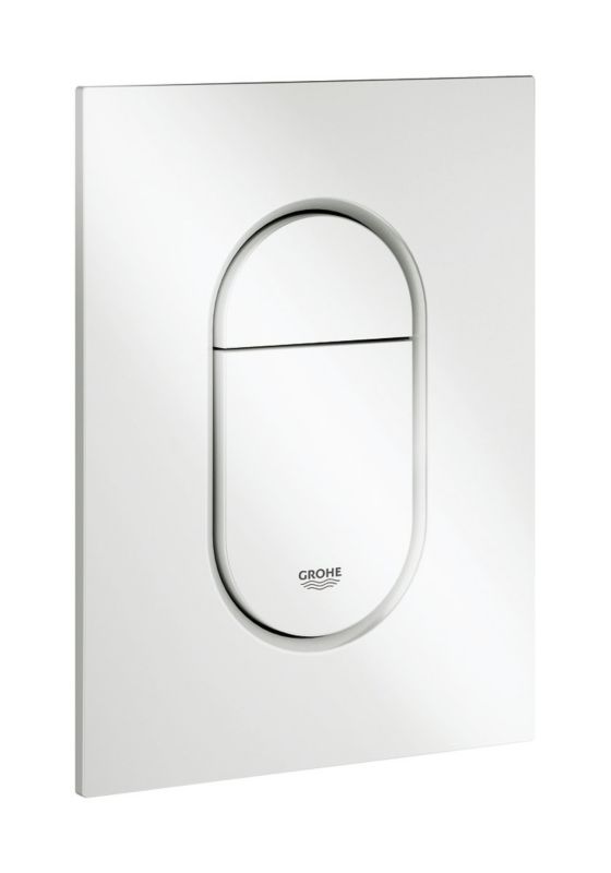 Toilet Skylleknap Hvid 130 x 172 mm Magnetisk Holder