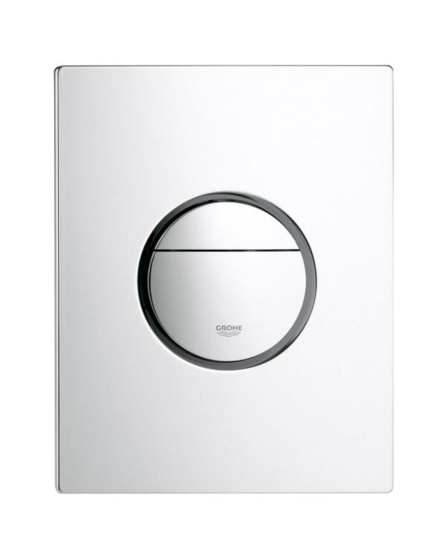 Toiletskylleknap Nova Cosmopolitan 156x197 mm Krom