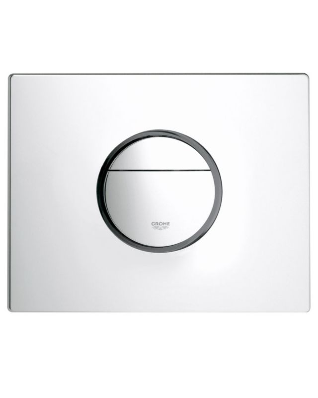 Toiletskylleknap Nova Cosmopolitan 156x197 mm Krom