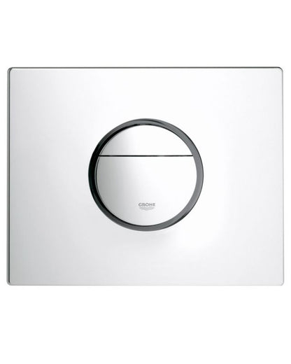 Toiletskylleknap Nova Cosmopolitan 156x197 mm Krom