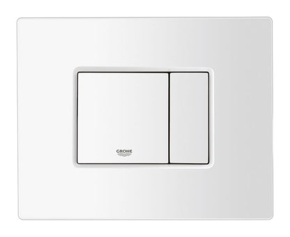 Toiletskylleknap 2-Mængde Hvid 156 x 197 mm ABS