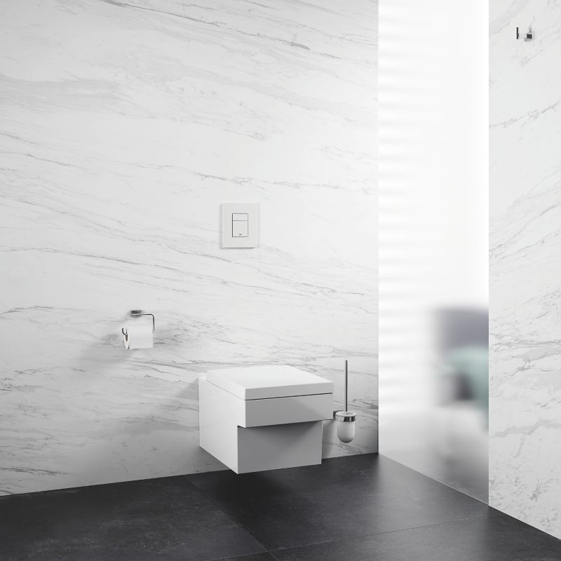 Toiletskylleknap 2-Mængde Hvid 156 x 197 mm ABS