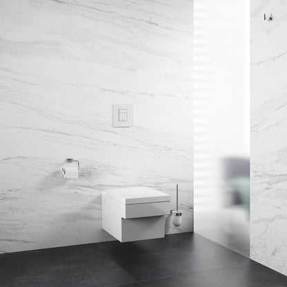 Toiletskylleknap 2-Mængde Hvid 156 x 197 mm ABS
