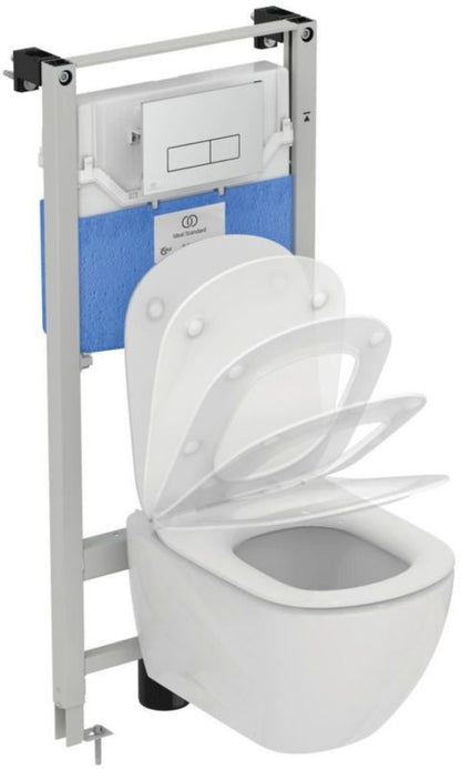 Toilet Skylleknap Oleas M2 Krom 2-Funktioner Vandbesparende