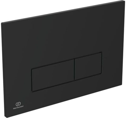 Toilet Skylleknap Oleas M2 Sort 2-Funktion 15,4x23,4 cm