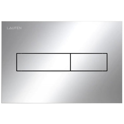 WC Trykknap Ineo 213x145 mm Krom Blank 2-Knap Link 7612738099077