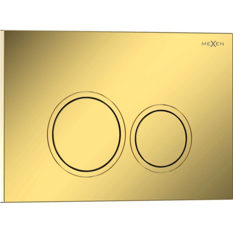 Toilet Skylleknap Tex 01 Champagne Guld 246x165 mm