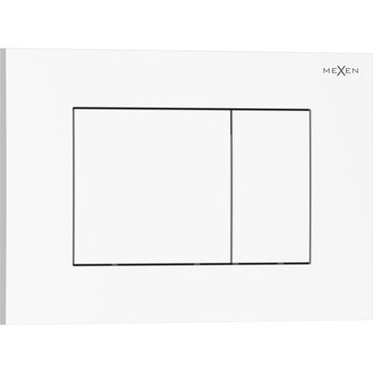 WC Trykknap Tex 02 Hvid Blank 1 stk.