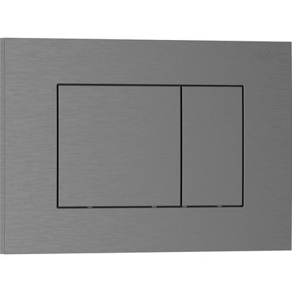 Toilet Skylleknap Tex 02 Gun Gray Børstet 1 stk.