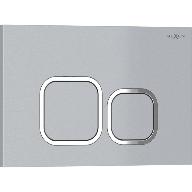 Przycisk spłukujący Tex 03 Mat Chrom 165x246 mm