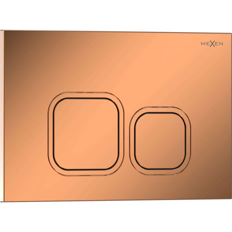 Toilet Skylleknap Tex 03 Rosaguld 246x165 mm