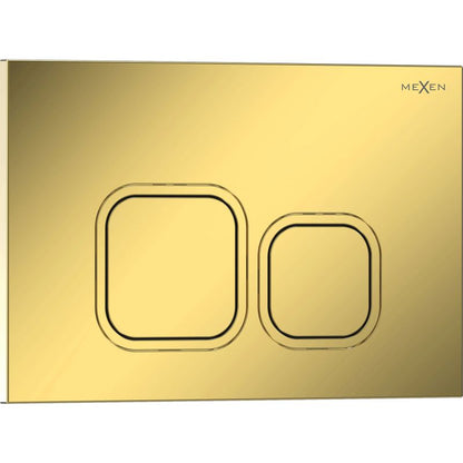 Przycisk spłukujący Tex 03 Champagne Guld 246x165 mm