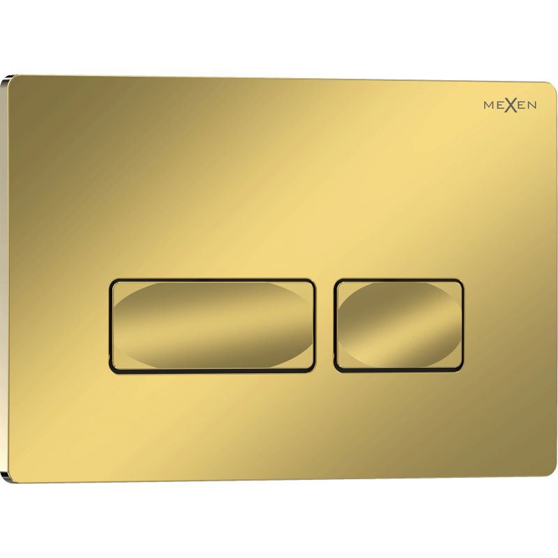 Toilet Skylleknap Tex 04 Champagne Guld 250x165 mm