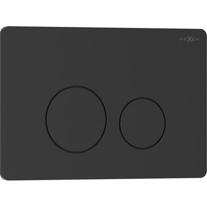 WC-trykknap Tex 06 246x165 mm Sort Mat 1 stk.