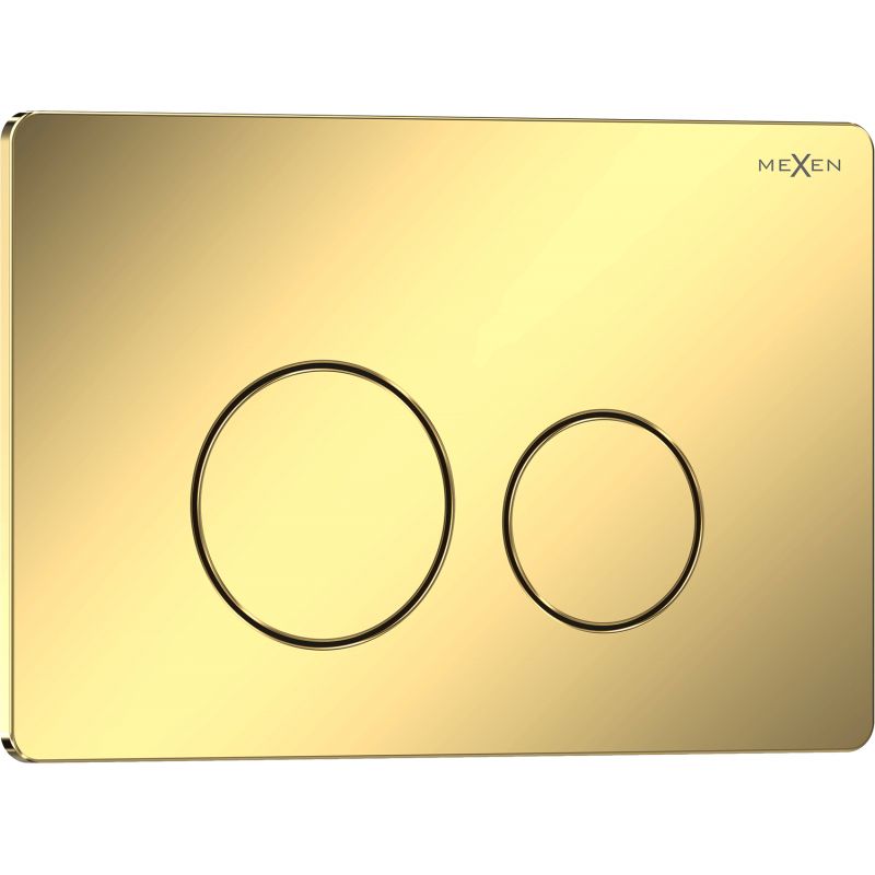 Toilet Skylleknap Tex 06 Guld Champagne 246x165 mm