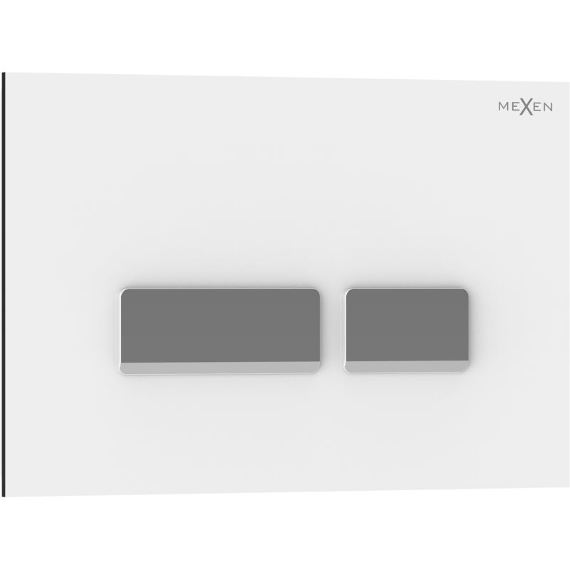 WC Trykknap Glas Hvid 270x175 mm 1 stk. 5905315969651