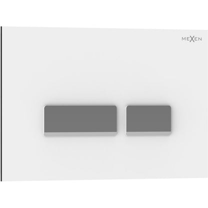 WC Trykknap Glas Hvid 270x175 mm 1 stk. 5905315969651