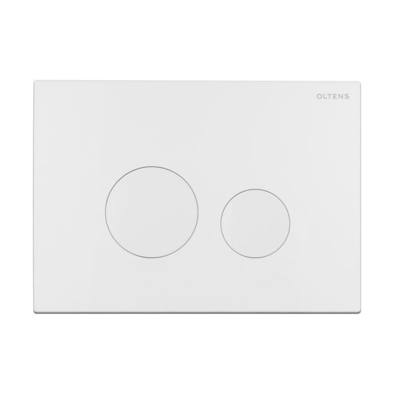 Toilet Skylleknap Mat Hvid 22 x 15 cm 3/6 L Til Vægmonteret WC 5903003014737