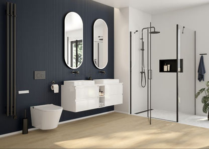 Trykknap til toilet grafit 22x15 cm til Triberg stel 5903003019657