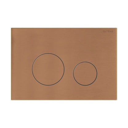 Toiletskylleknap Lule 22x15 cm Børstet Kobber 3/6 L