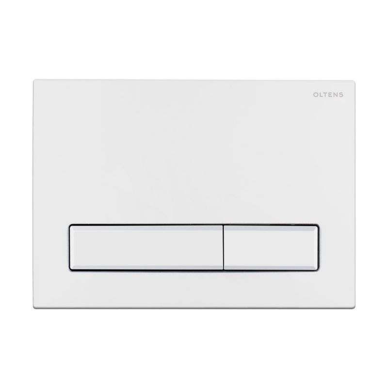 WC-skylleknap Torne Hvid Mat 22x15 cm 3/6L