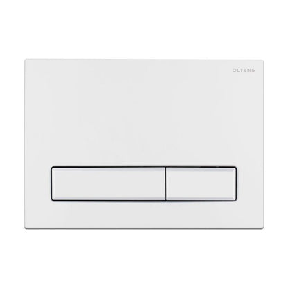 WC-skylleknap Torne Hvid Mat 22x15 cm 3/6L