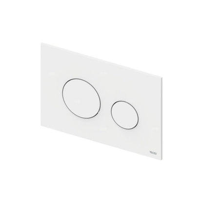 Toiletskylsknap Ultraflad 2-Funktion Hvid 220x150x5 mm