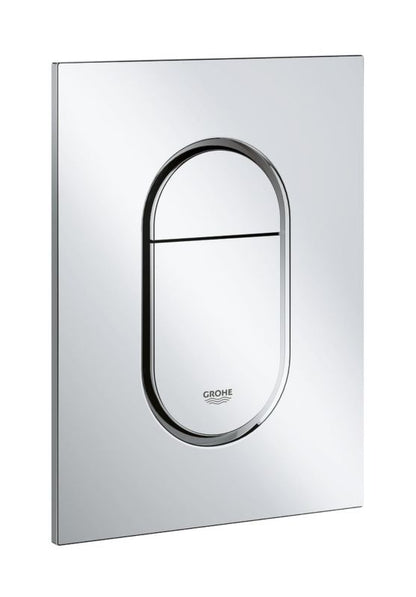 Toilet Skylleknap 130x172 mm Krom Start/Stop