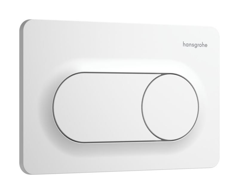 Toiletskylleknap iFrame Original S Hvid Mat 230x150 mm