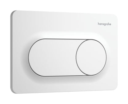 Toiletskylleknap iFrame Original S Hvid Mat 230x150 mm