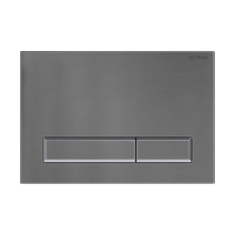 Toilet Skylleknap Torne Grafit 2-Zonet 22x15 cm